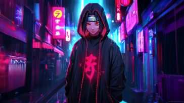 赛博朋克霓虹灯动态壁纸