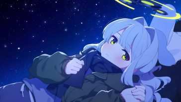 野兔露营星空动态壁纸