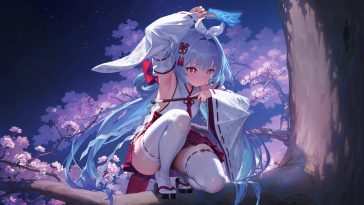 星空巫女动态壁纸