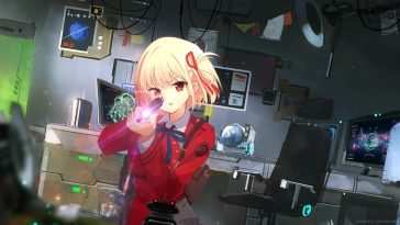 西木千射击石蒜动态壁纸