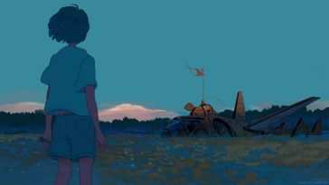 动态壁纸：昨夜田野风光