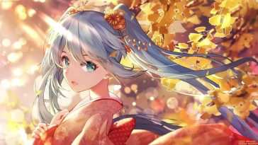 初音未来秋日动态壁纸