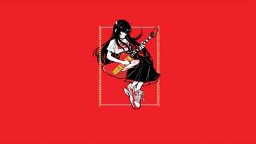 电吉他萝莉动漫女孩动态壁纸