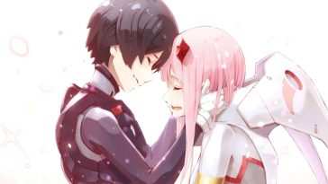 《Darling In The Franxx》雨中哭泣动态壁纸