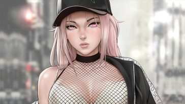 街头服饰少女动态壁纸