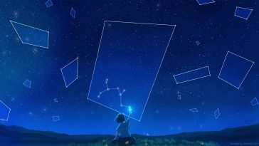 动漫女孩星座动态壁纸
