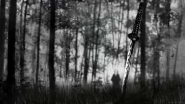 宫本武藏动态壁纸：森林中的流浪武士
