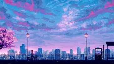 紫色日动态壁纸