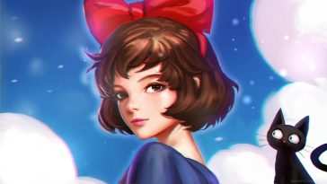 《魔女宅急便》Kiki与Jiji动态壁纸