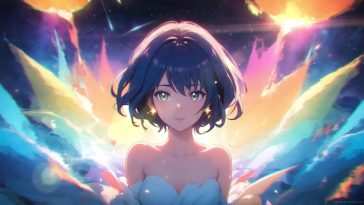 色彩缤纷动态壁纸·动漫女孩