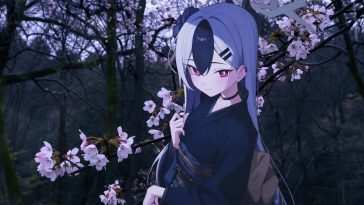 樱花和服动态壁纸
