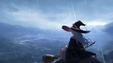 伊琳娜雨中女巫动态壁纸