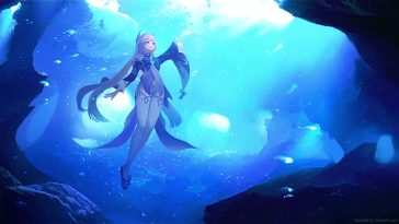 三宫幸美水下元神动态壁纸