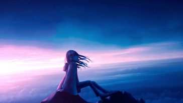 天空女孩动态壁纸