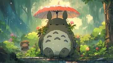 龙猫森林雨动态壁纸