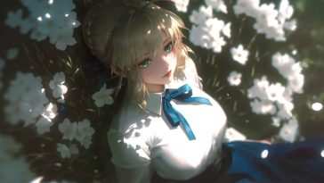 Fate系列动态壁纸：军刀百合命运之美