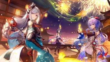 神河动态壁纸：烟花与星空的仪式之美