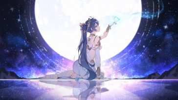 高清动态壁纸：星光蝴蝶翩翩起舞