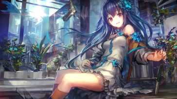 动漫少女刺客花动态壁纸