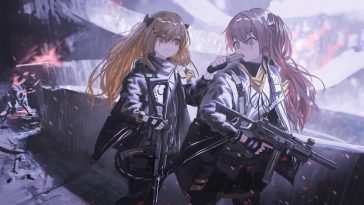 少女前线动态壁纸：UMP 9与UMP 45特派团