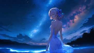 海滨夜景动态壁纸
