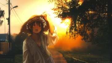 夏日动漫女孩动态壁纸