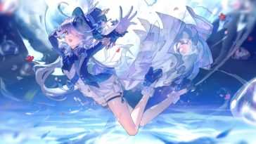 Furiina游泳水下动态壁纸