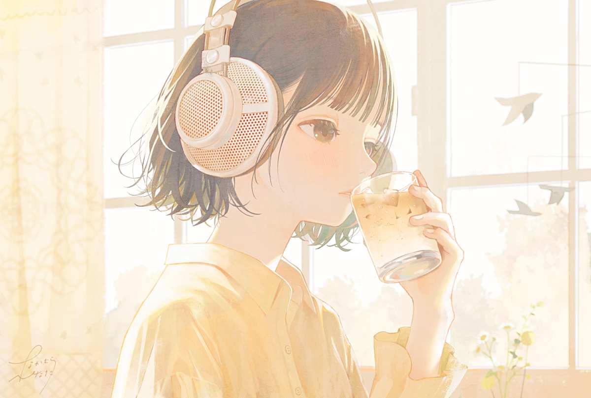 耳机女孩