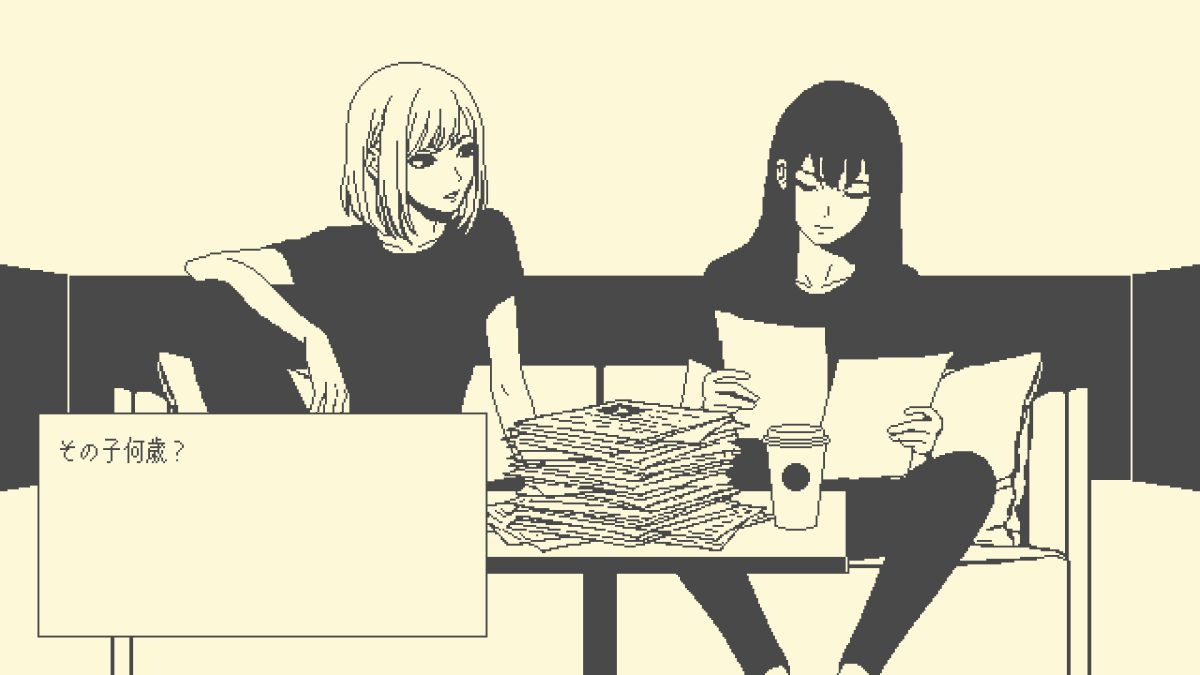 简约风动漫女生桌面壁纸