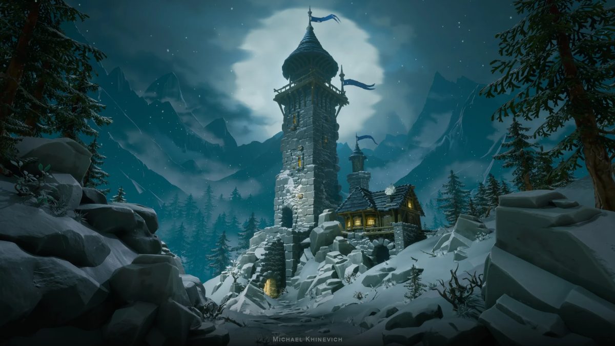 冰雪城堡之夜