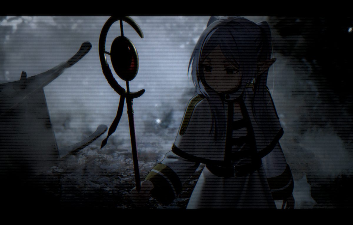 白发精灵少女