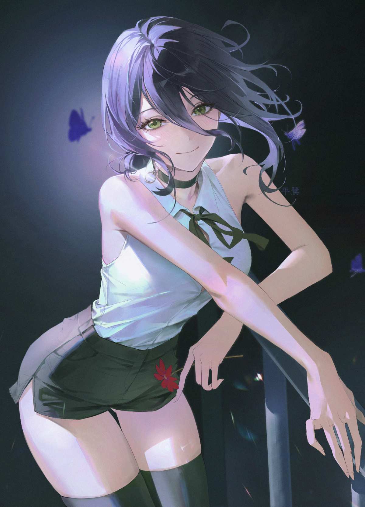 紫发少女