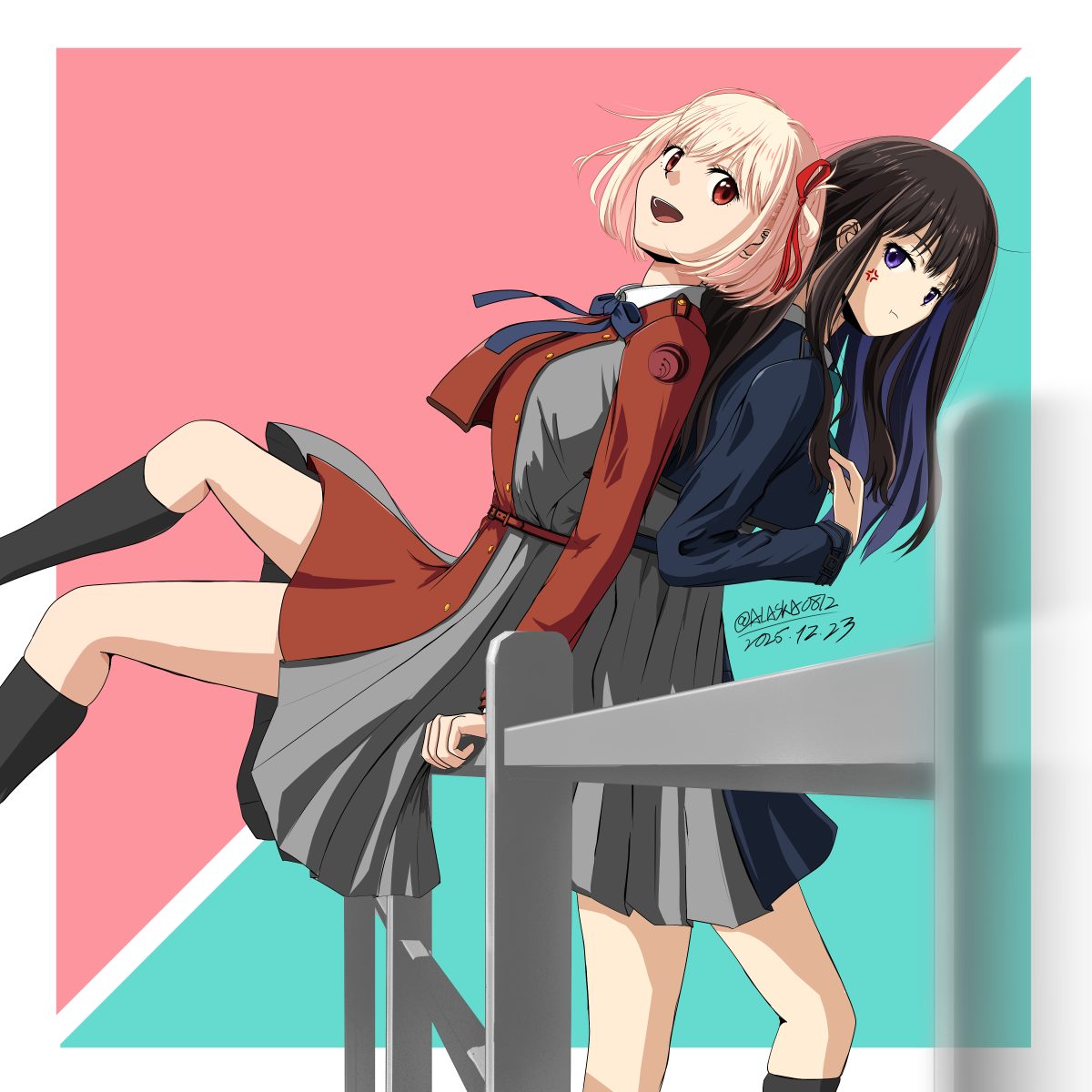双马尾姐妹花