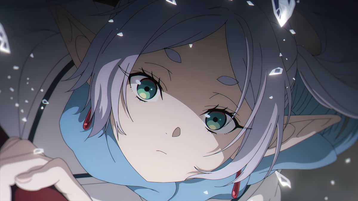 精灵少女绿色眼睛