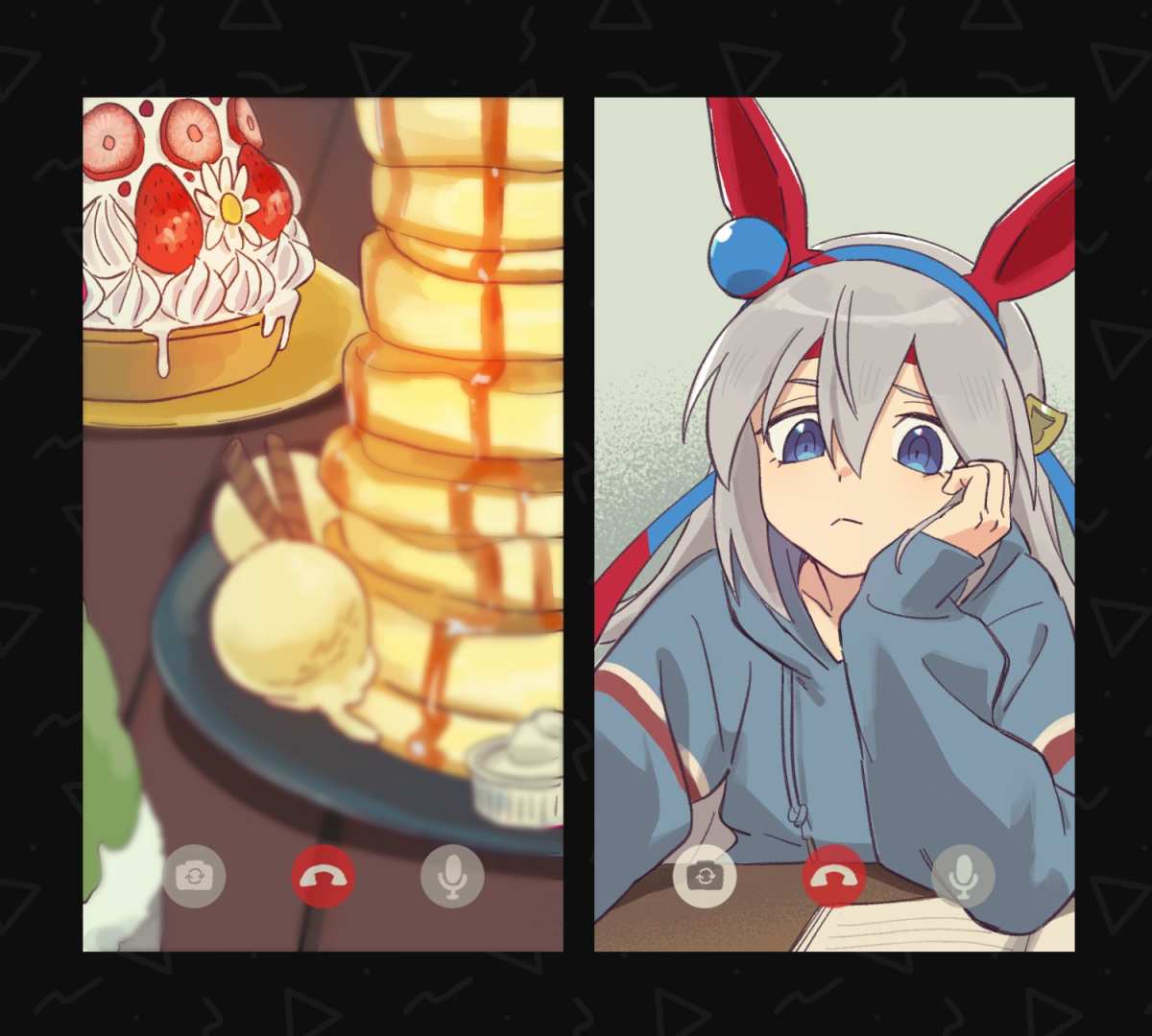 美食与动漫女孩