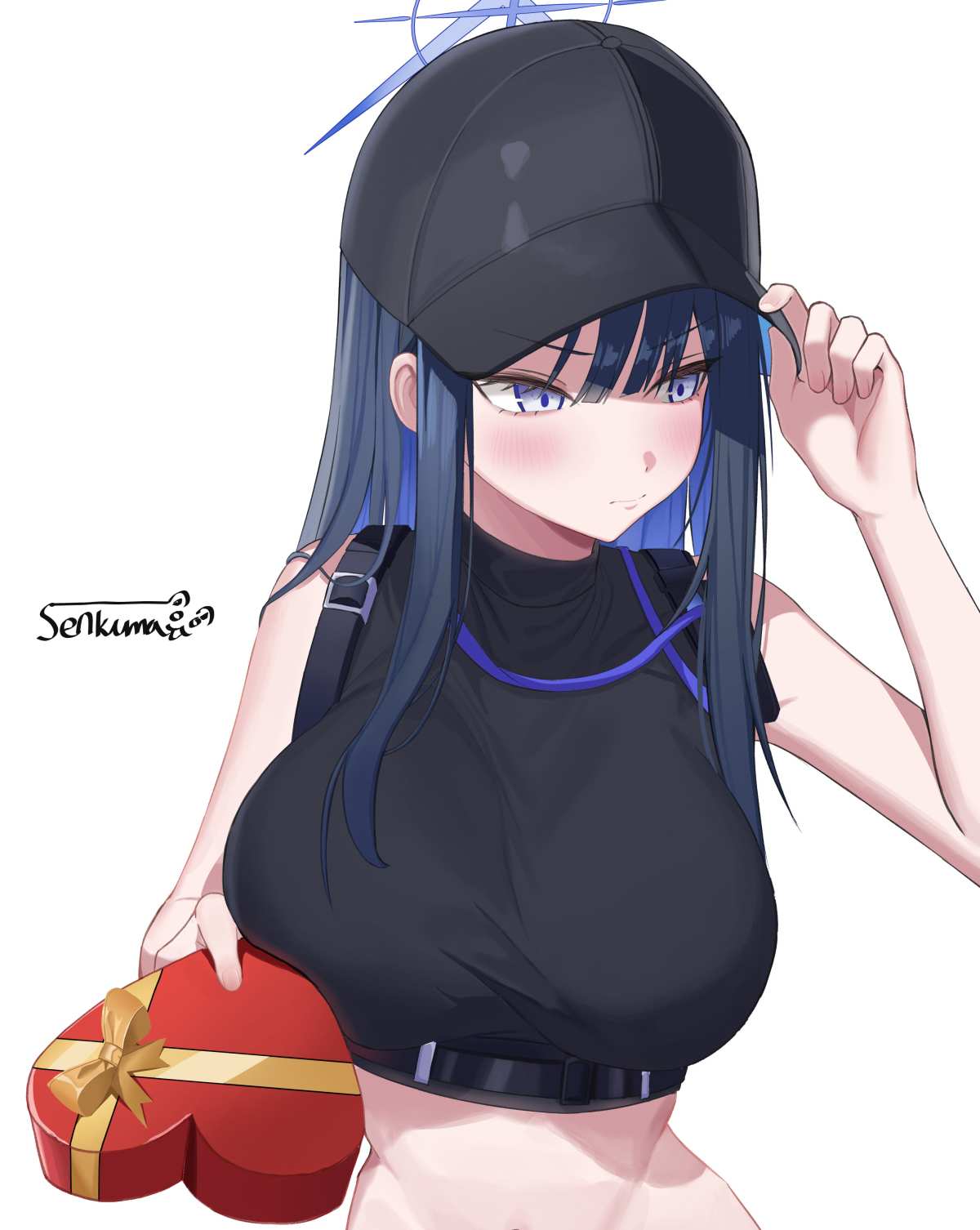 蓝发少女动漫壁纸