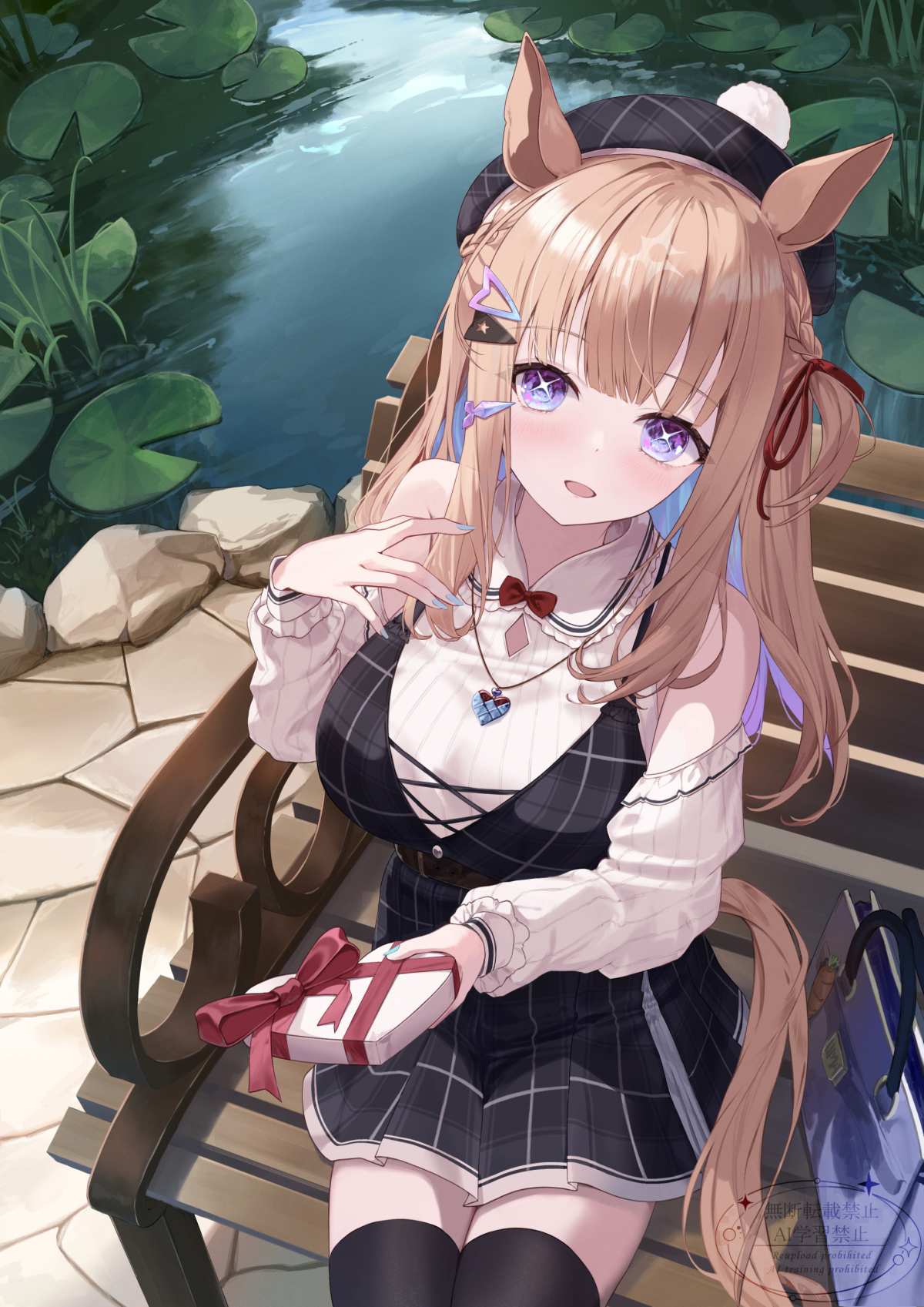动漫女孩长头发
