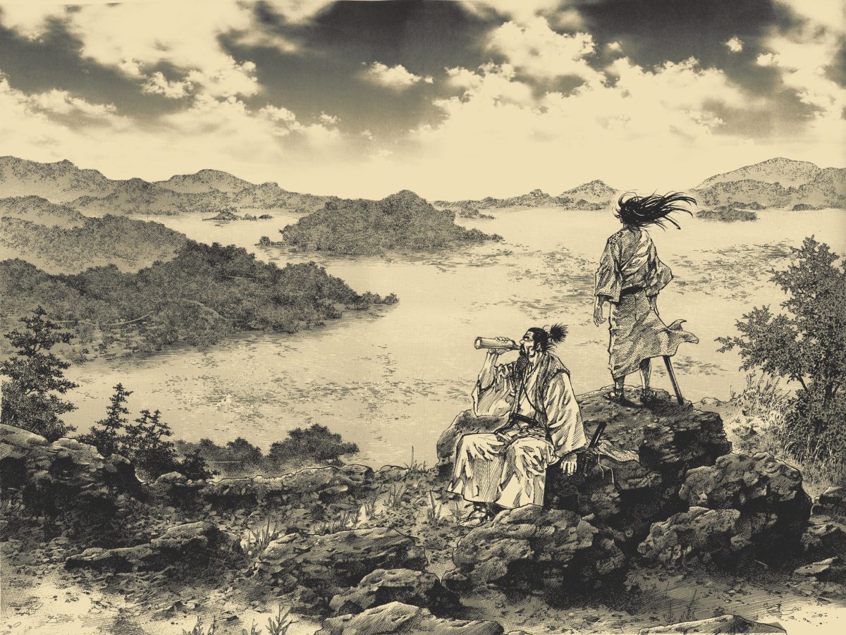武士与风景