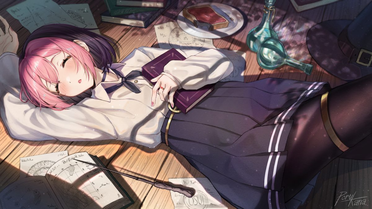 二次元少女静卧