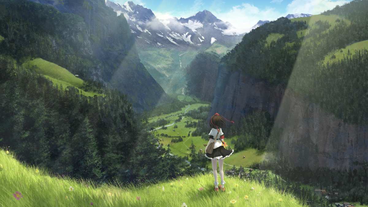 山间少女