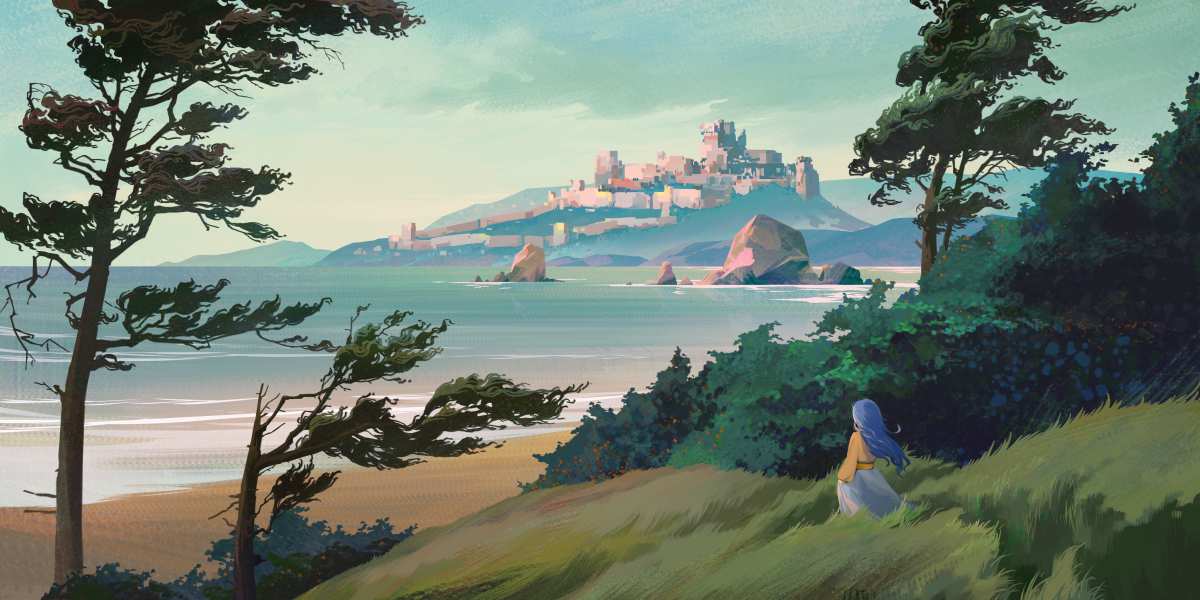 海边小镇风景壁纸