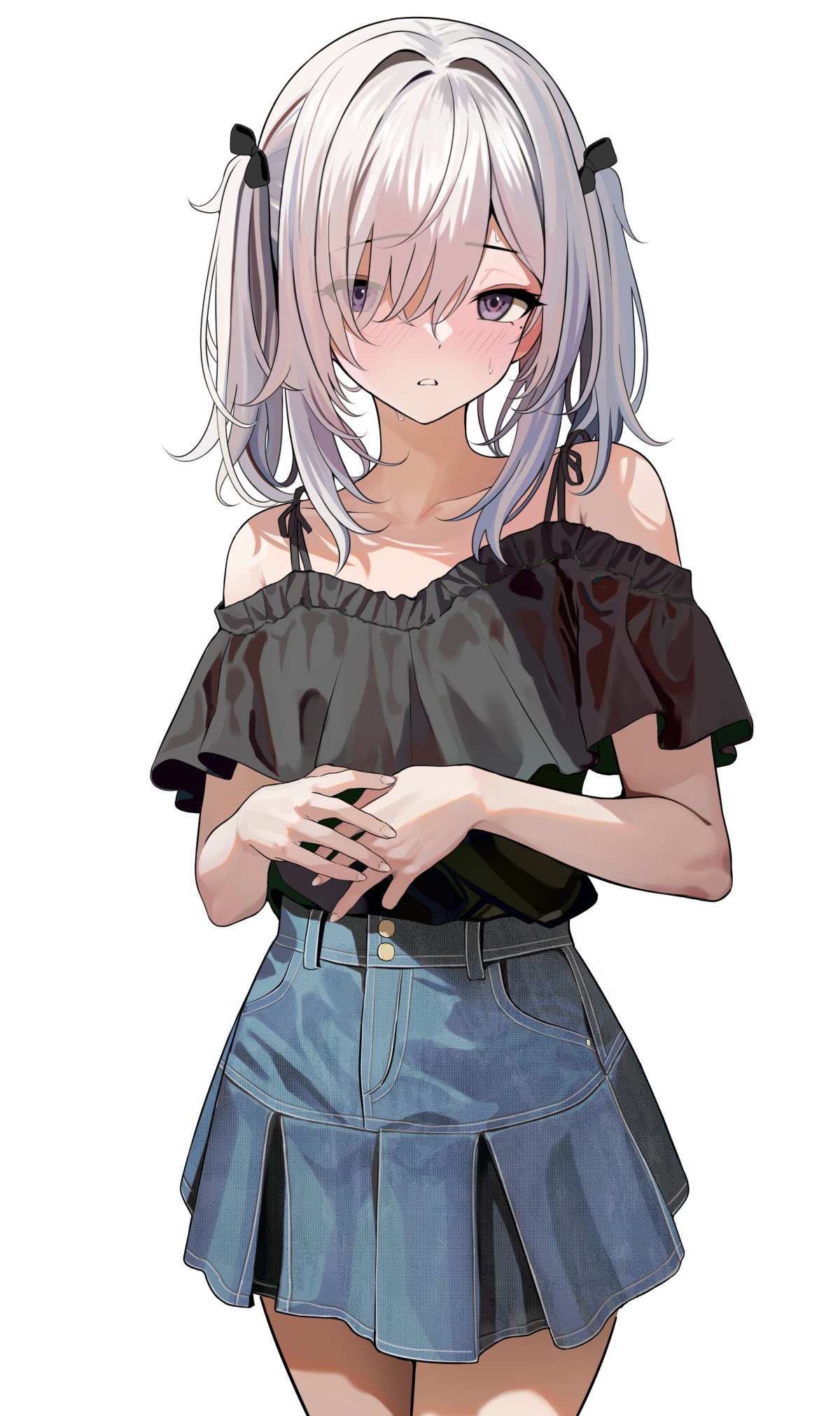 银发少女动漫壁纸