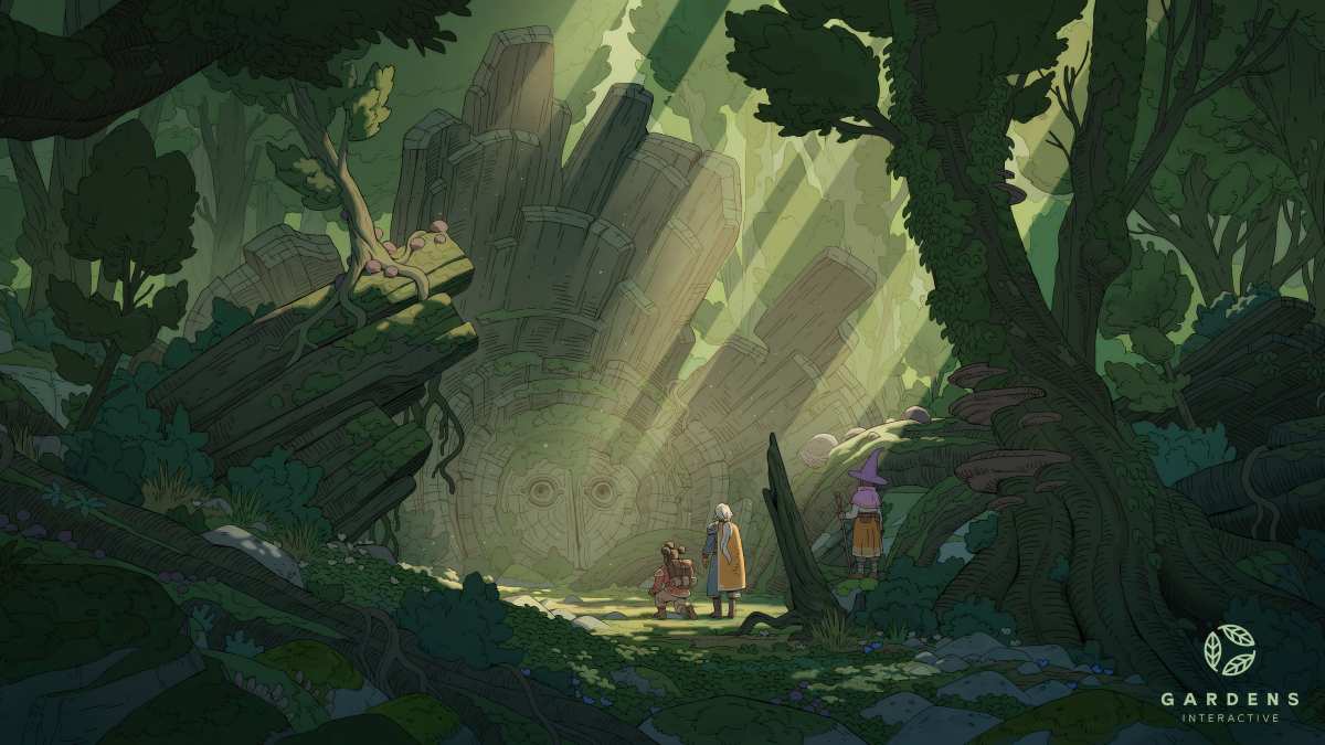 神秘森林古遗迹