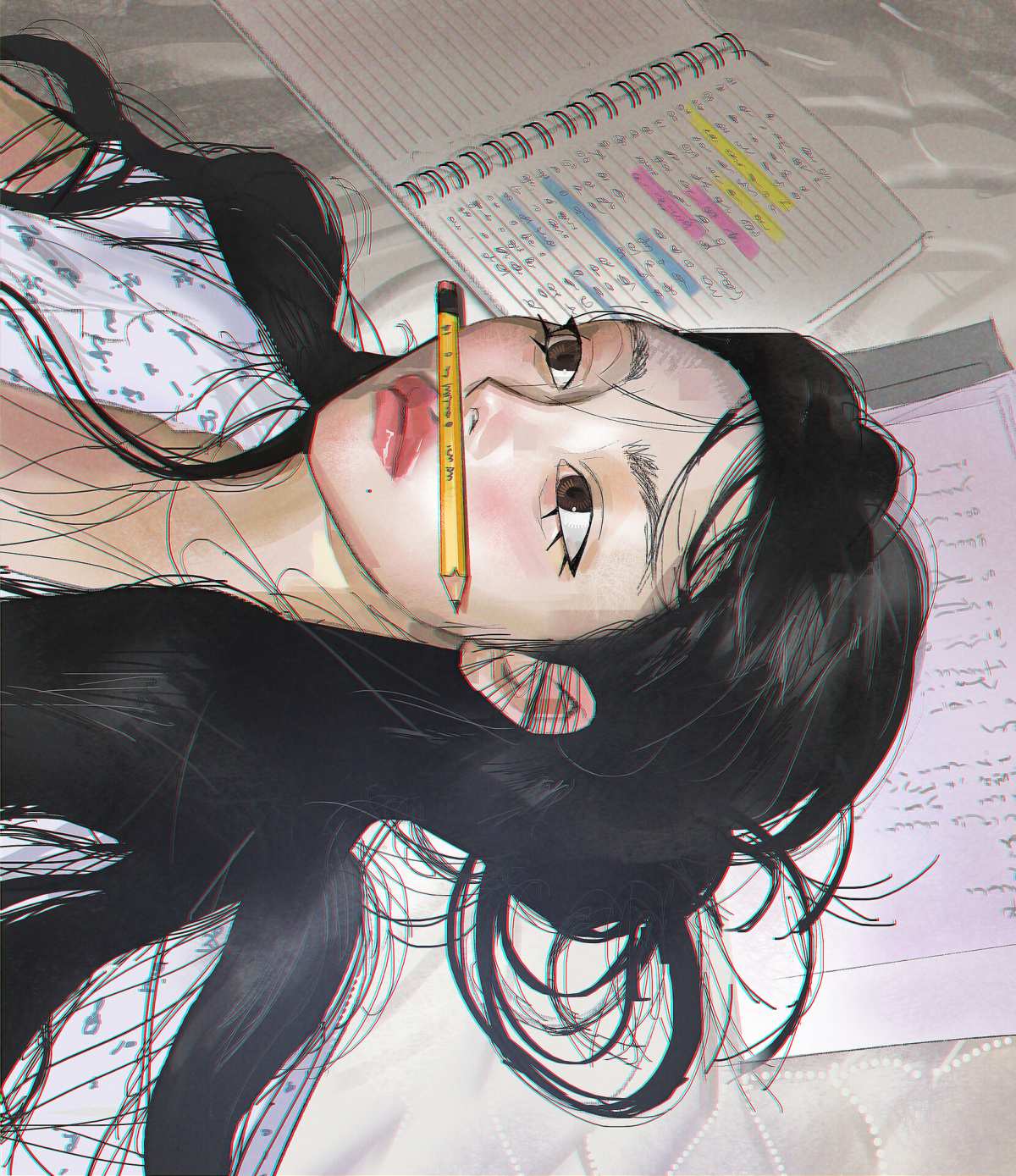 铅笔女孩