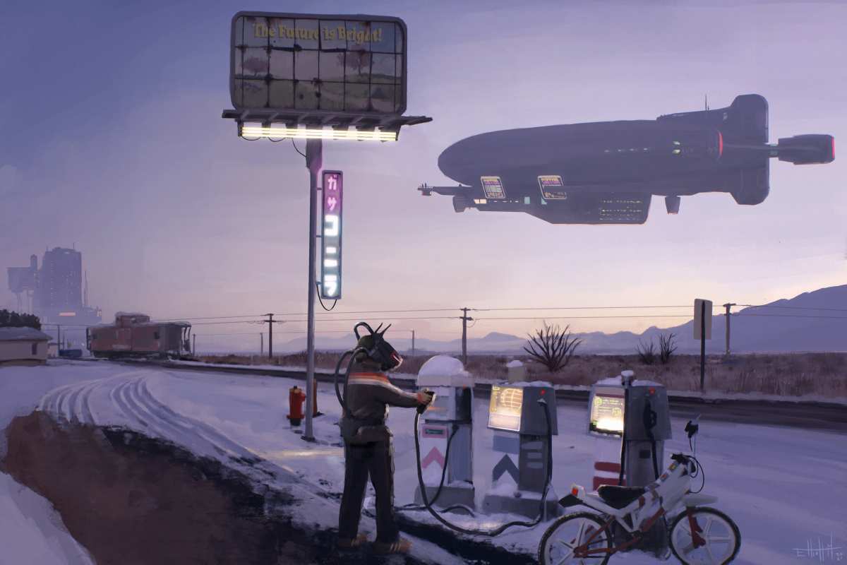 未来雪地加油站