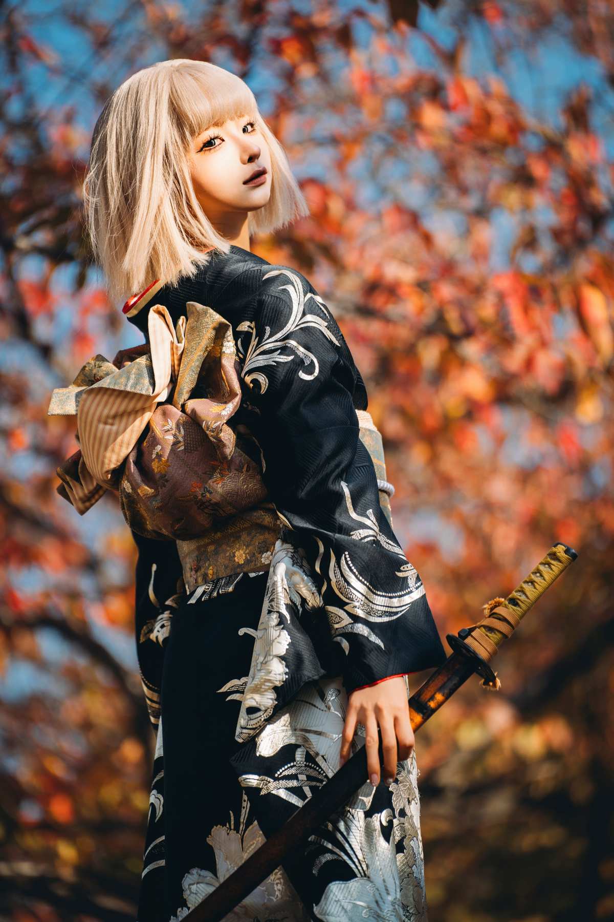 武士风女子壁纸