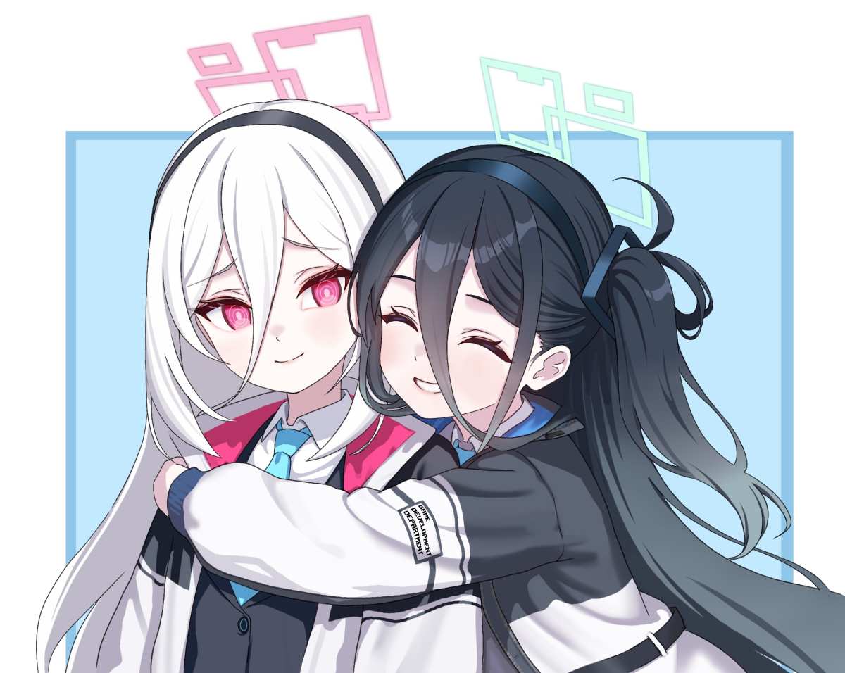 蓝Archive角色抱抱
