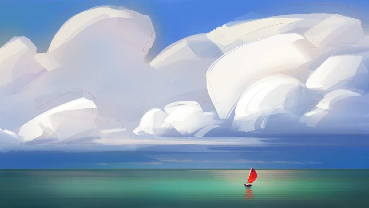 宁静的海天一色