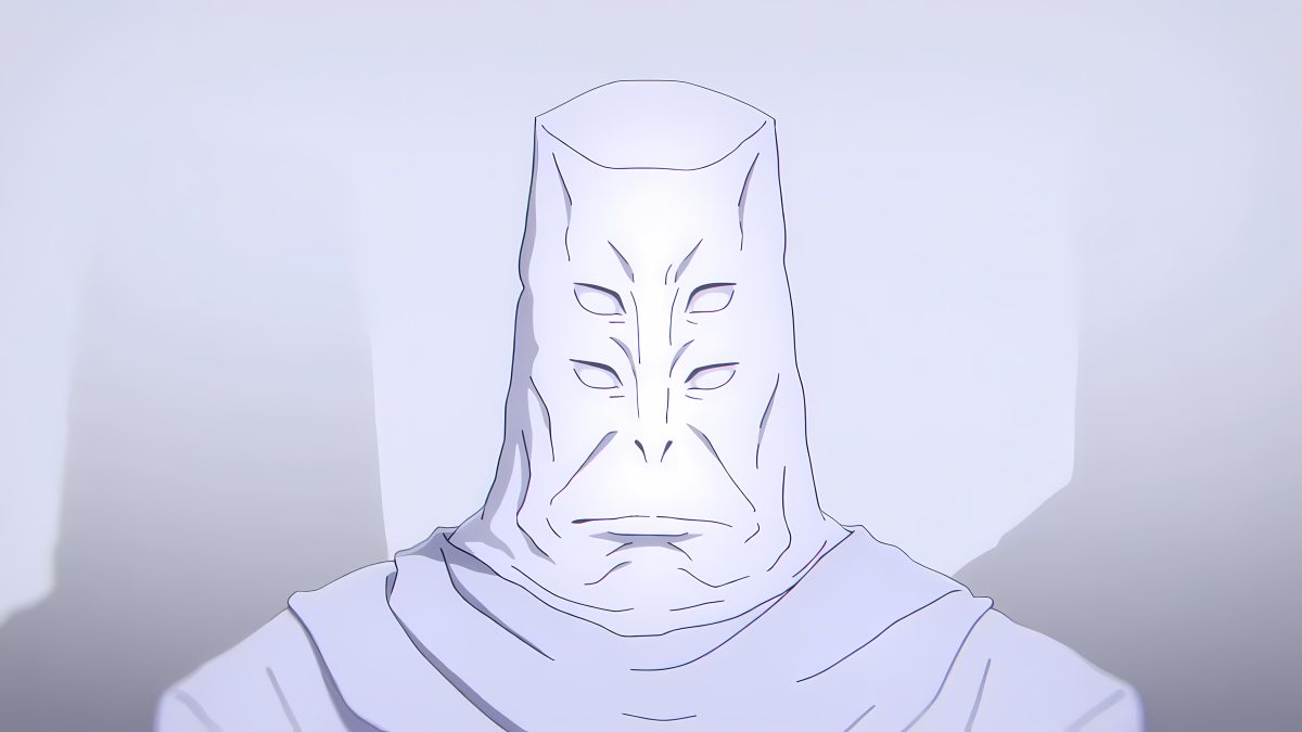 神秘生物白底单色壁纸