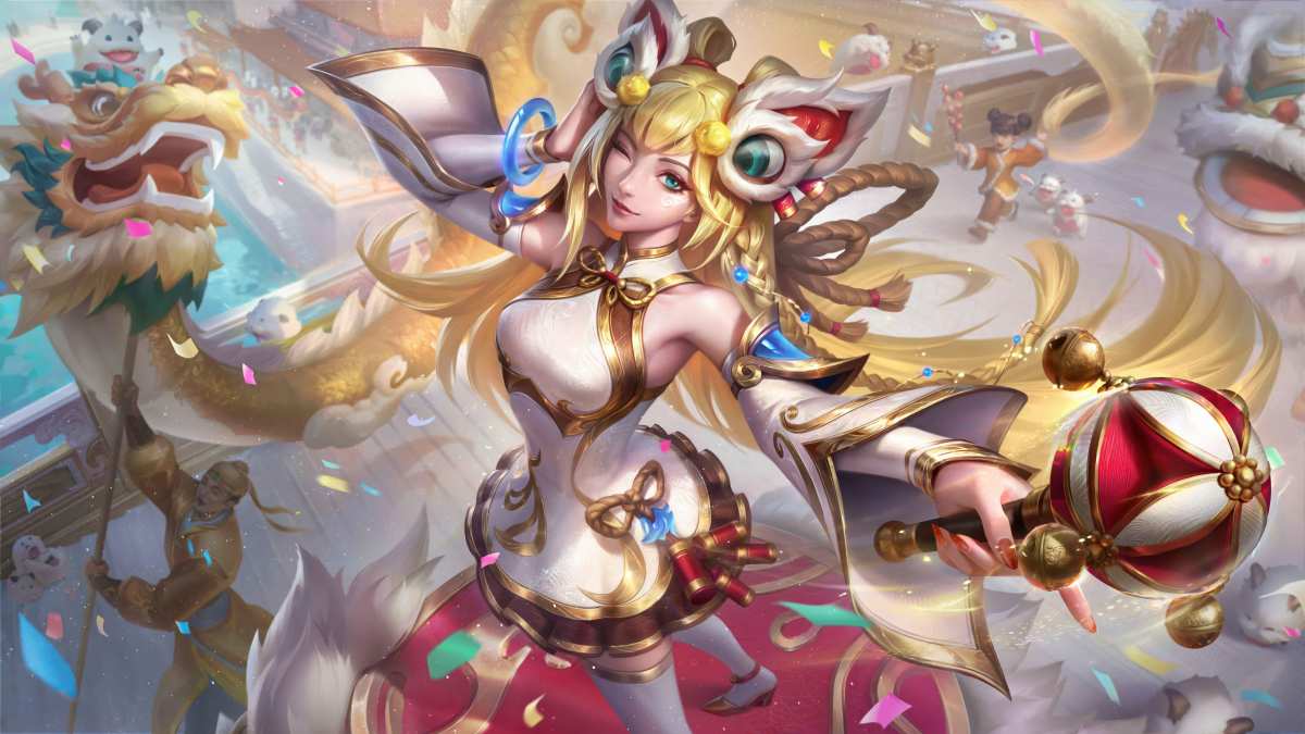英雄联盟塞拉菲娜烟花派对壁纸